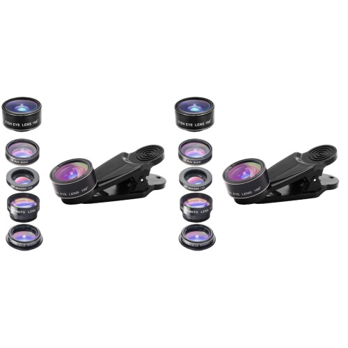 2 Pack Fish Eye Lenses Camera Lens High Definition Lens 1