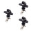 3pcs Handle To Rotate Cabinet Cam Lock 6