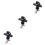 3pcs Handle To Rotate Cabinet Cam Lock 5