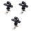3pcs Handle To Rotate Cabinet Cam Lock 3