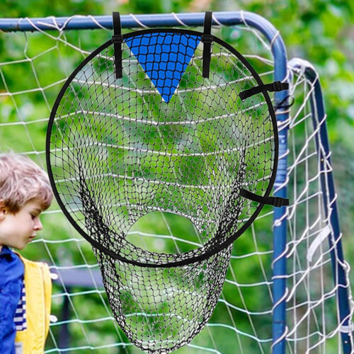 Soccer Bounce Net: Adjustable Target Net, Top Bins Target, Universal Size, Corner Goal Compatible, Durable Nylon 1