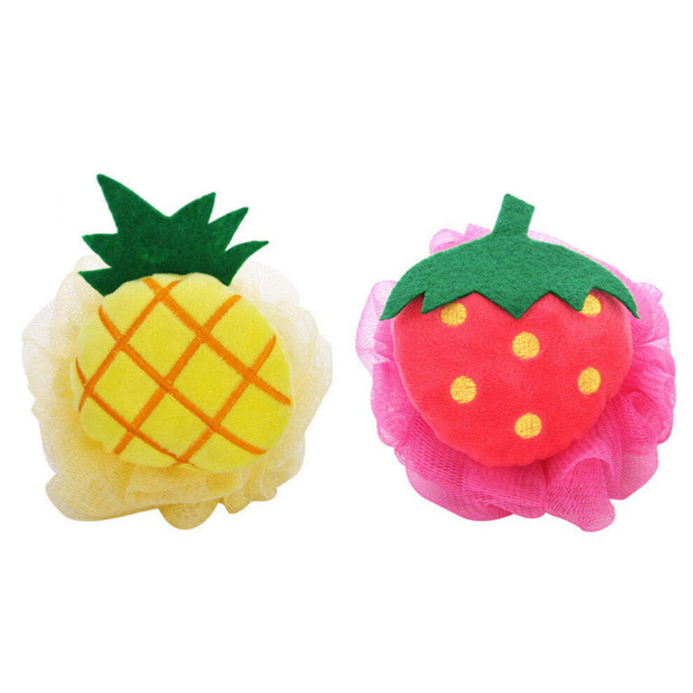 Photos - Bath Sponge 4 Pcs Bath Ball Mesh Sponge Shower Ball Large Pouf