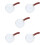 5pcs Milk Cup With Side Handle Concentrate Wood Salad Dressing 10