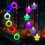 (Style 1) Halloween Solar Powered Led Lights Pumpkin Party Prop Hanging Decor 4