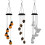 (Style 1) Halloween Solar Powered Led Lights Pumpkin Party Prop Hanging Decor 2