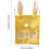 Bunny Grass Feeder - Large-Capacity Grass Bag, Multi-Hole Design, Bite-Prevention, Cage-Install Compatible 3