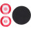 Archery Target Lightweight Wear-Resistant Black and Red for Practice 5
