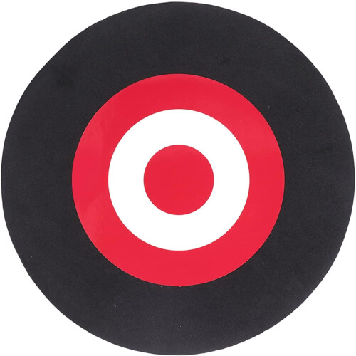 Archery Target Lightweight Wear-Resistant Black and Red for Practice 1