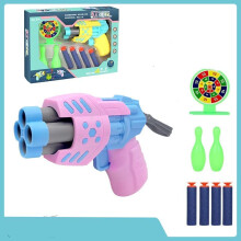 Toy Guns Refill Foam Darts Bullets 1 Pc, Shooting Targets, Bowling Ball Shaped Targets, For Boys Girls Kids, Pink Blue