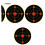Splatter Target Upgraded 100 Sheets Target Stickers, 6-Inch Bright Fluorescent Yellow Training Target Model 001 1