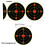 Splatter Target Upgraded 100 Sheets Target Stickers, 6-Inch Bright Fluorescent Yellow Training Target Model 001 4