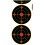 Splatter Target Upgraded 100 Sheets Target Stickers, 6-Inch Bright Fluorescent Yellow Training Target Model 001 5