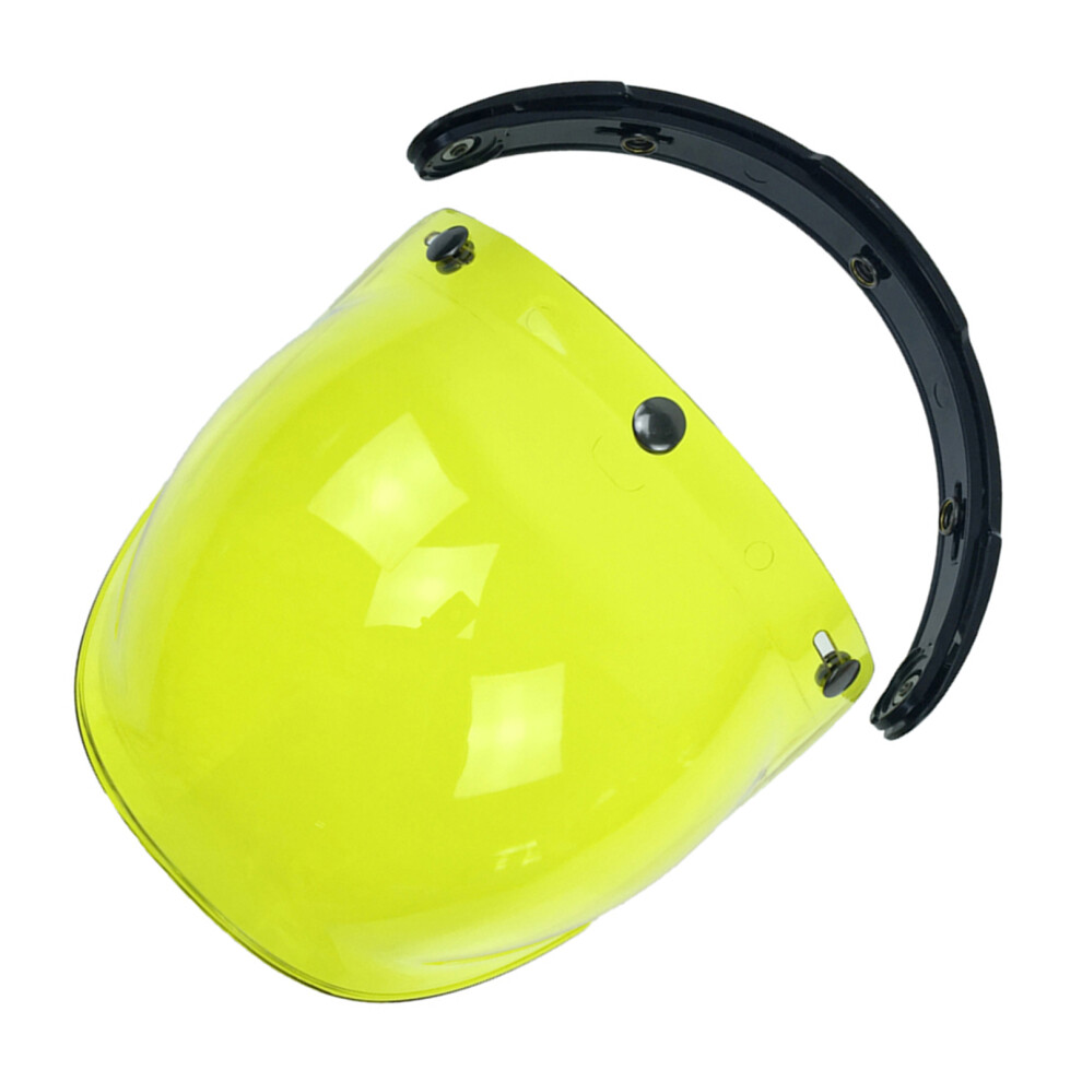 3-Snap Bubble Wind Visor For Motorcycle Helmet, Uv Protection, 22X20x12cm 9441352220585