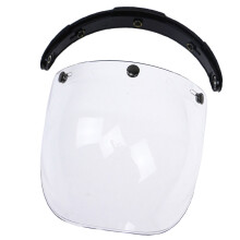 3-Snap Blasen-Windschutz für Biltwell Helm, UV-geschützt, 22x20x12cm