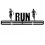 (RUN) Medal Holder Display Hanger Rack Medals Black 1