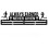 (always earned) Medal Holder Display Hanger Rack Medals Black 1