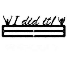 (idid it) Medal Holder Display Hanger Rack Medals Black