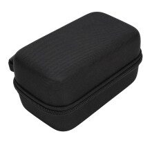 Portable Speaker Carrying Case Wear-Resistant Exterior Soft Interior Travel Case For Bluetooth Speakers Black