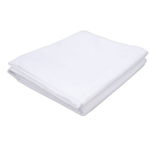 Foldable Virtual Background Screen 3x2m White Polyester Cotton