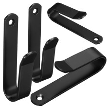 Wall Hooks Heavy Duty 4-Piece Set Snowboards Coats And Tools Polished Finish Space Saving Organizer For Garage And Home