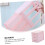 Drawer Storage Box Safe Plastic Material Pink Makeup Organizer, Sturdy Dormitory Cabinet Storage 3