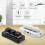 (Black) 3 Keys Type-C RGB Custom Keypad Macro Programmin Keys E-sports Game Mini Keypad for Mechanical Keyboard Plug-Play  White 4