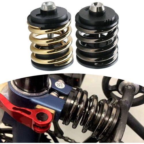 Bike Shock Absorbers Folding Rear Shock Absorber Spring For Brompton Gray 2