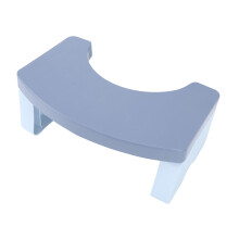 Faltbarer Toiletten-Hockhocker PP Tragbar, zum Hocken, Fußstütze 39,5x21,5x17,5 cm, Blau