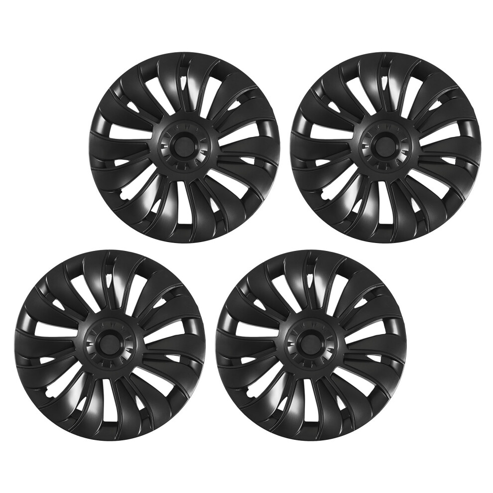 19in Glossy Black Wheel Hub Cap for Tesla Model Y 2020-2023-image-OPC-PKYNGNZ-NEW
