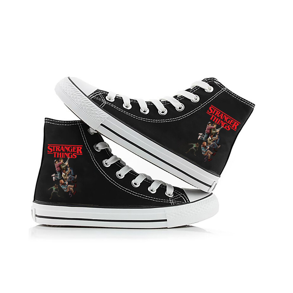 Blewandy (35, 42) Stranger Things 4 Canvas Shoes Student Shoes
