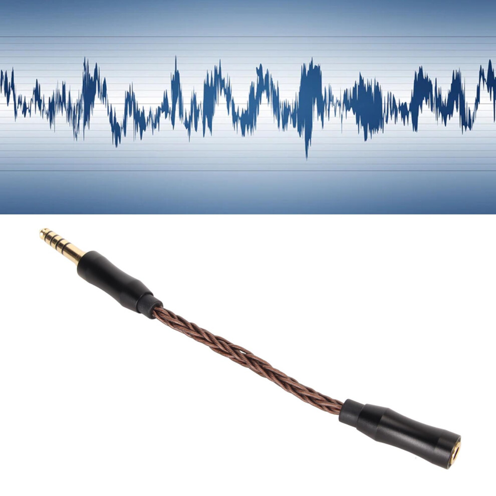 Plated 3.5Mm To 4.4Mm Headphone Adapter Cable 14Cm Gold 7611352223349