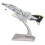 1:100 Scale Alloy Fighter Jet Model for Office Display 4