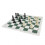 PU Leather Chessboard with 32 Plastic Pieces - Portable Set for Travel & Fun 3