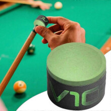 (green)Taom V10 Professional Pool and Billiard Cue Chalk, Blue/Green