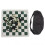 PU Leather Chessboard with 32 Plastic Pieces - Portable Set for Travel & Fun 1