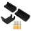 Black Mountain Bike Wall Hanger - Scratch-Resistant Pedal Mount for Storage 4