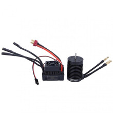 F540 4mm Gold Banana Plug Brushless Motor & 60A Waterproof ESC Set (4370KV)
