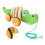 Infant Crocodile Car Toy Pull Along Climbing Hand-Pulling Educational Plaything 9