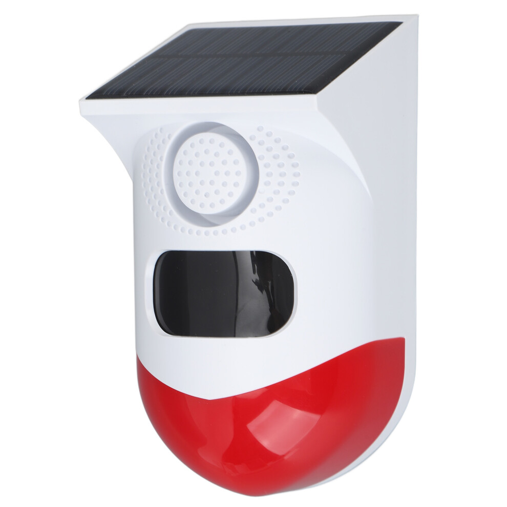 Solar Motion Sensor Alarm For Outdoors Â Wireless Sound & Light Security 7891352225318