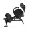 Adjustable Kneeling Chair with Breathable Backrest and Leather Seat 1