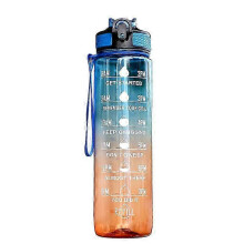 (Style 7) Motivational Water Bottles with Time Marker, Sports Water Bottle