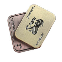 (JOKER) Poker Push Card Custom Magnetic Toys Office Desk Decompress Metal M...