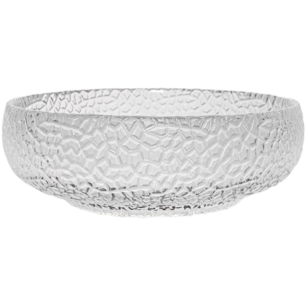 Set Of 2 Kitchen Bowls Salad Serving Clear Glass Container For Lunch-image-OPC-PKYNQJB-NEW