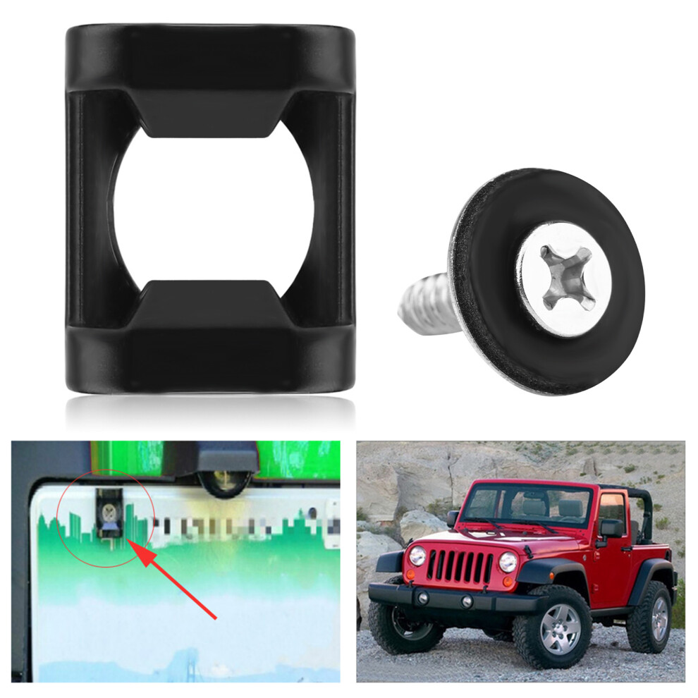 Rear Licence Plate Bottle Opener - Fits Jeep Wrangler Jk/Jku/Tj - Aluminium 5051352230152