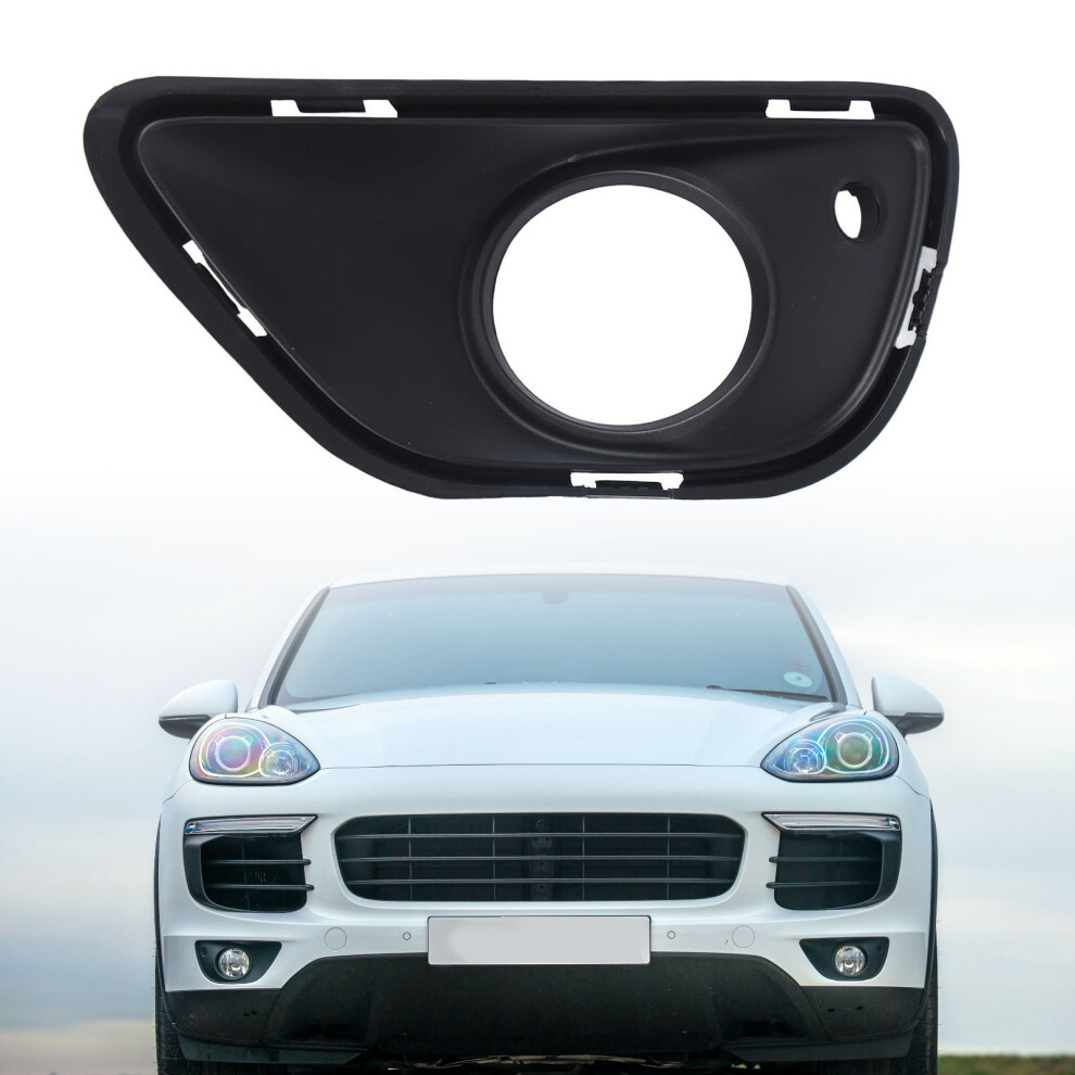 Shockproof Fog Frame Bezel Cover For Cayenne 958 2015-2018 Black/Light 9321352230138