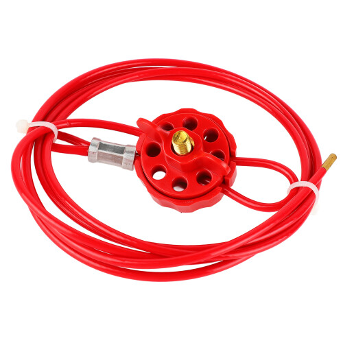 Multi Hole Cable Lockout for Industrial Valves Adjustable Safety Shutdown Lock 2