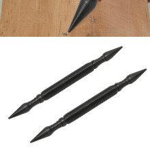 2 Stück Doppelkopf-Frühlingstemper-Set 1/32" & 1/16" aus Carbonstahl