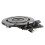 Black Plastic Belt Drive Record Player Turntable for Instruments 11