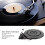 Black Plastic Belt Drive Record Player Turntable for Instruments 4