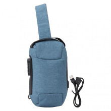 Minimalist Anti-Theft Sling Bag in Grass Green - Waterproof & Scratch-Resistant